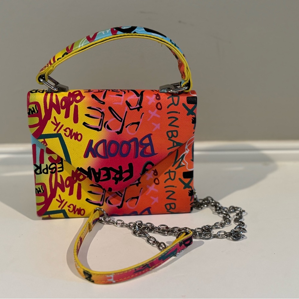 GRAFFITI PURSE Yellow 3am Forever